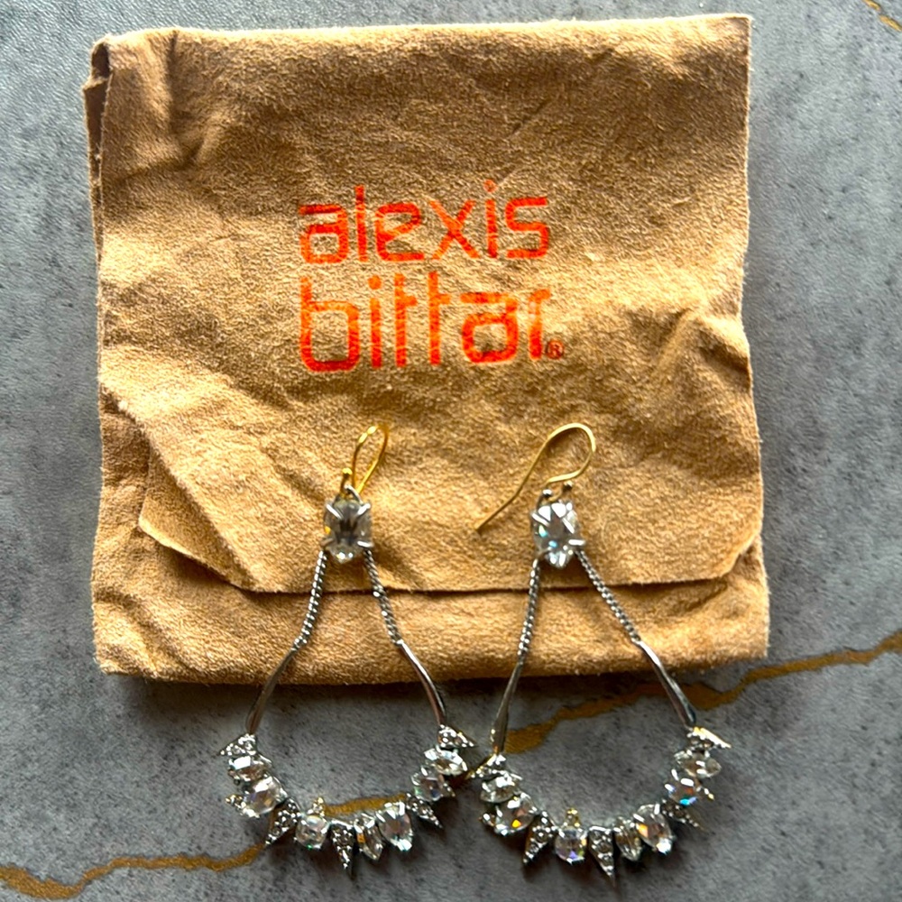 Alexis Bittar Elements Crystal Open Earrings